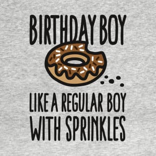 Birthday boy donut sprinkles funny birthday gift T-Shirt